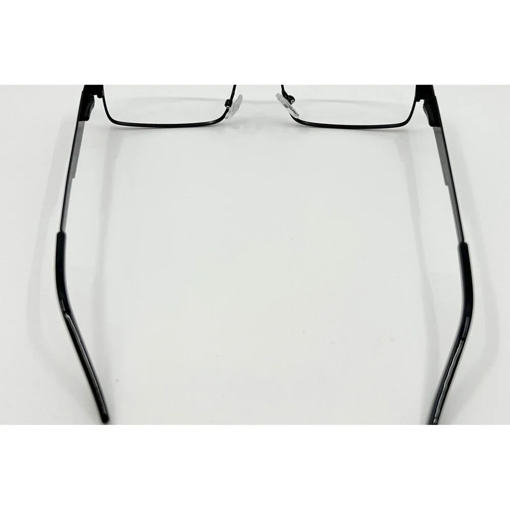 Capri Eyewear PT85 Eyeglass Frames Mens Black Rectangle 54-18-145